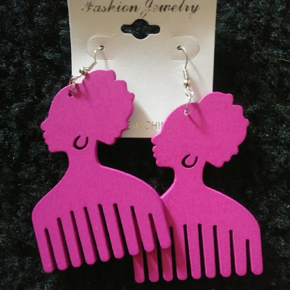 Afro art Earrings